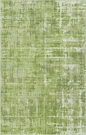 Green 5' 3 x 8' Valencia Rectangle Area Rug Modern Abstract Durable Carpet for Living Room, Dining, Office, Bedrooms, Dorm Rooms for Sale at Rug Engine