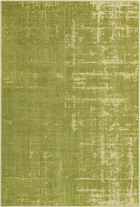 Green 4' 1 x 6' 1 Valencia Rectangle Area Rug Modern Abstract Durable Carpet for Living Room, Dining, Office, Bedrooms, Dorm Rooms for Sale at Rug Engine