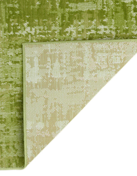 Green 2' x 8' Valencia Runner Area Rug Modern Abstract Durable Carpet for Living Room, Dining, Office, Bedrooms, Dorm Rooms for Sale at Rug Engine