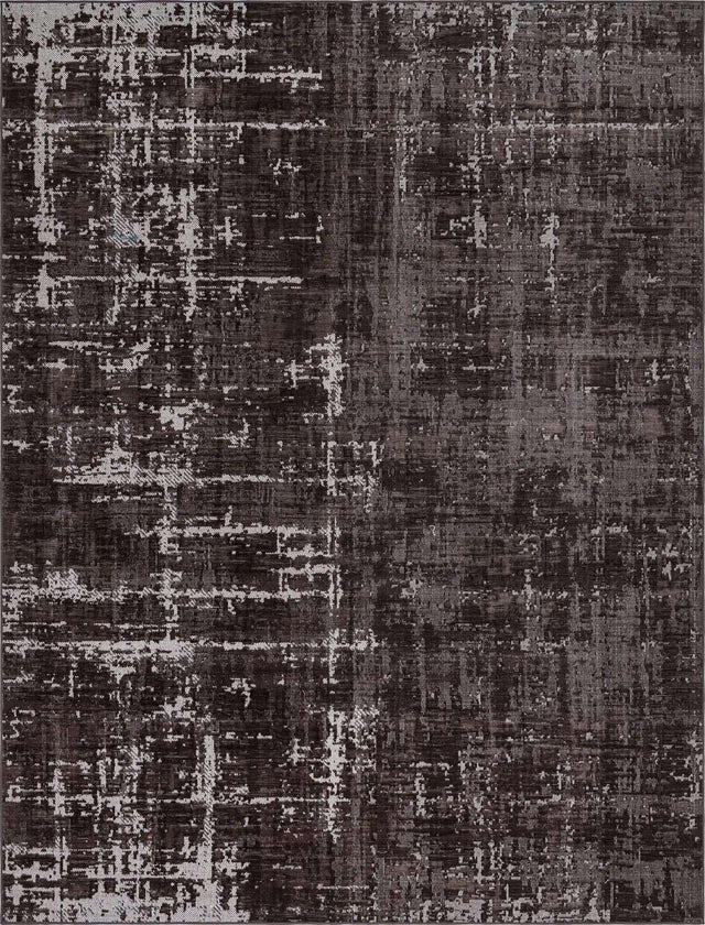 Charcoal 9' x 12' Valencia Rectangle Area Rug Modern Abstract Durable Carpet for Living Room, Dining, Office, Bedrooms, Dorm Rooms for Sale at Rug Engine