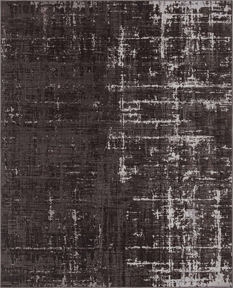 Charcoal 7' 10 x 10' Valencia Rectangle Area Rug Modern Abstract Durable Carpet for Living Room, Dining, Office, Bedrooms, Dorm Rooms for Sale at Rug Engine