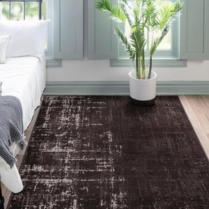 Charcoal 5' 3 x 8' Valencia Rectangle Rug