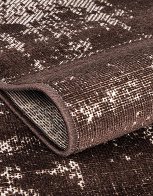 Charcoal 5' 3 x 5' 3 Valencia Round Area Rug Modern Abstract Durable Carpet for Living Room, Dining, Office, Bedrooms, Dorm Rooms for Sale at Rug Engine