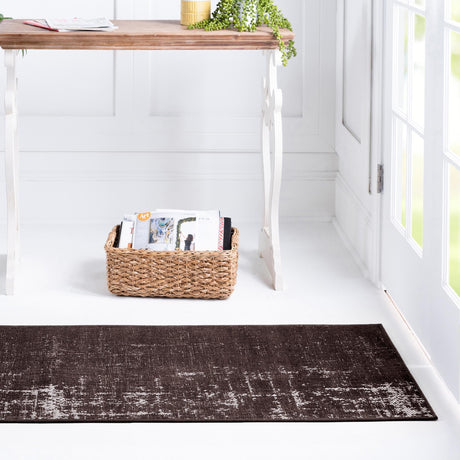 Charcoal 2' 7 x 10' Valencia Runner Area Rug Modern Abstract Durable Carpet for Living Room, Dining, Office, Bedrooms, Dorm Rooms for Sale at Rug Engine