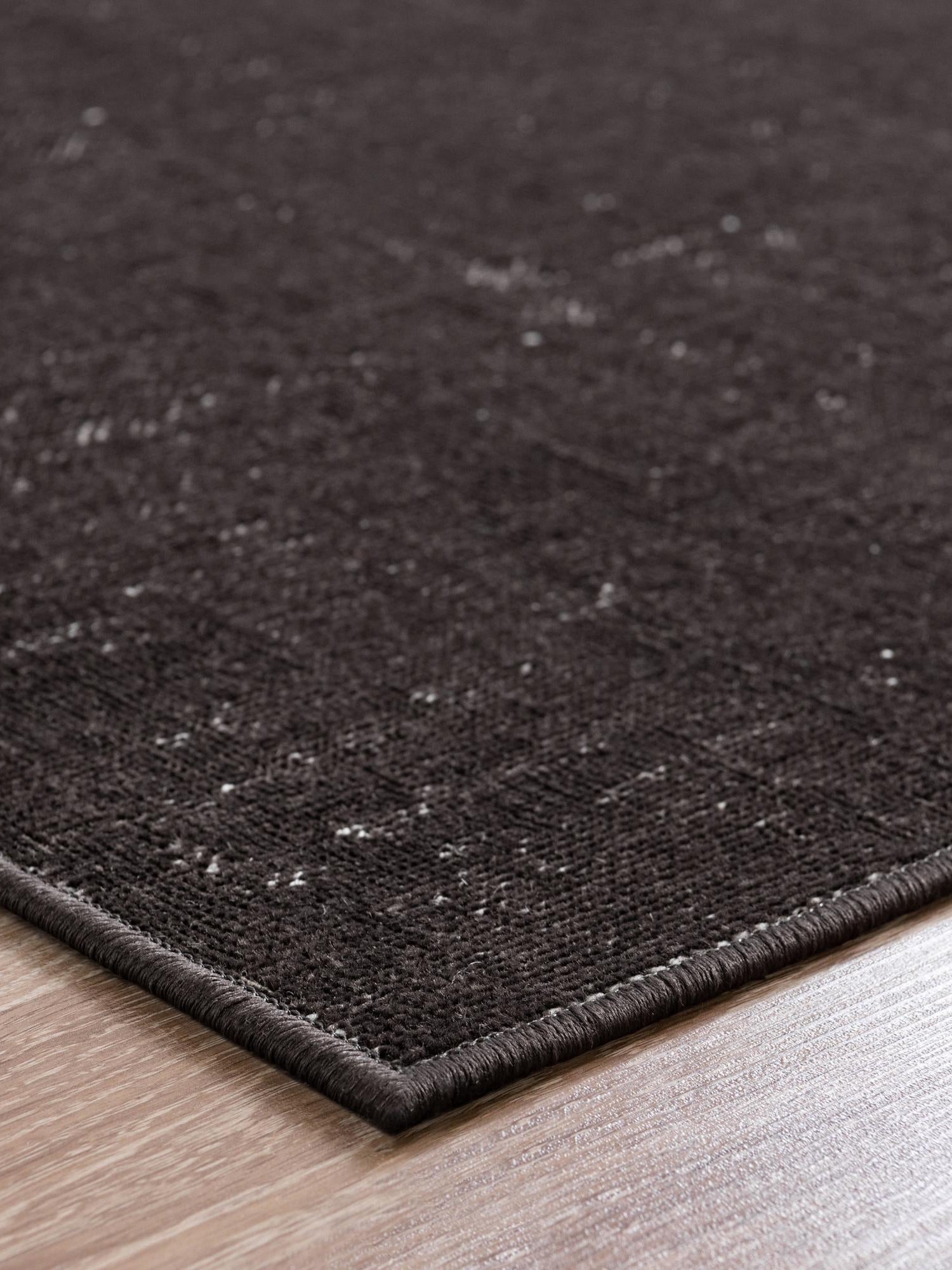 Charcoal 2' 7 x 10' Valencia Runner Area Rug Modern Abstract Durable Carpet for Living Room, Dining, Office, Bedrooms, Dorm Rooms for Sale at Rug Engine