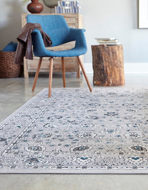 Gray 5' 3 x 8' Aarhus Rectangle Area Rug 100% Polypropylene With Jute Foundation Living Room Bedroom Carpet for Sale at Rug Engine