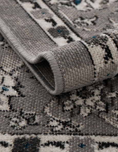 Gray 5' 3 x 5' 3 Aarhus Round Area Rug 100% Polypropylene With Jute Foundation Living Room Bedroom Carpet for Sale at Rug Engine