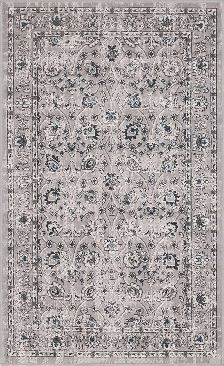 Gray 3' 3 x 5' 3 Aarhus Rectangle Area Rug 100% Polypropylene With Jute Foundation Living Room Bedroom Carpet for Sale at Rug Engine
