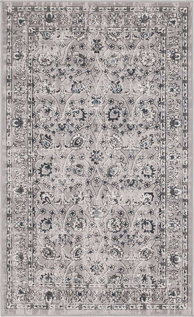 Gray 3' 3 x 5' 3 Aarhus Rectangle Area Rug 100% Polypropylene With Jute Foundation Living Room Bedroom Carpet for Sale at Rug Engine