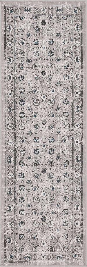 Gray 2' x 6' 1 Aarhus Runner Area Rug 100% Polypropylene With Jute Foundation Living Room Bedroom Carpet for Sale at Rug Engine