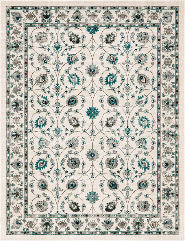 Ivory 9' 10 x 13' 3 Aarhus Rectangle Area Rug 100% Polypropylene With Jute Foundation Living Room Bedroom Carpet for Sale at Rug Engine