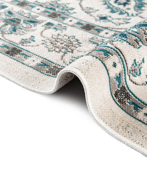 Ivory 6' 1 x 9' Aarhus Rectangle Area Rug 100% Polypropylene With Jute Foundation Living Room Bedroom Carpet for Sale at Rug Engine