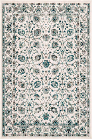 Ivory 5' 3 x 8' Aarhus Rectangle Area Rug 100% Polypropylene With Jute Foundation Living Room Bedroom Carpet for Sale at Rug Engine