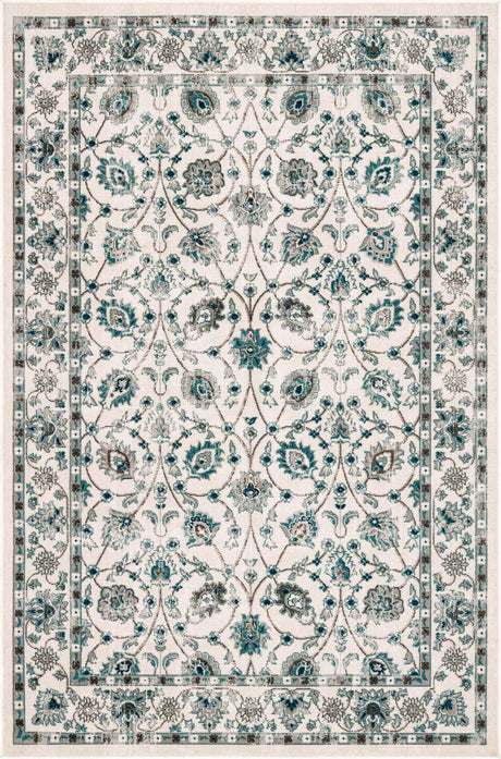 Ivory 5' 3 x 8' Aarhus Rectangle Area Rug 100% Polypropylene With Jute Foundation Living Room Bedroom Carpet for Sale at Rug Engine