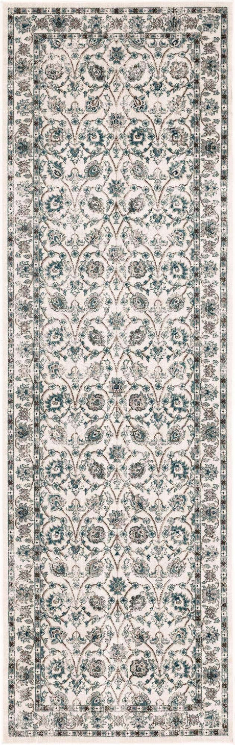 Ivory 2' 7 x 10' Aarhus Runner Area Rug 100% Polypropylene With Jute Foundation Living Room Bedroom Carpet for Sale at Rug Engine