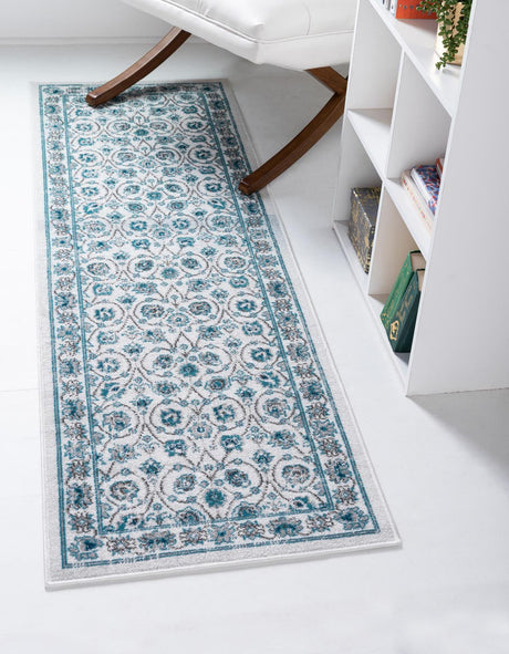 Ivory 2' x 6' 1 Aarhus Runner Area Rug 100% Polypropylene With Jute Foundation Living Room Bedroom Carpet for Sale at Rug Engine