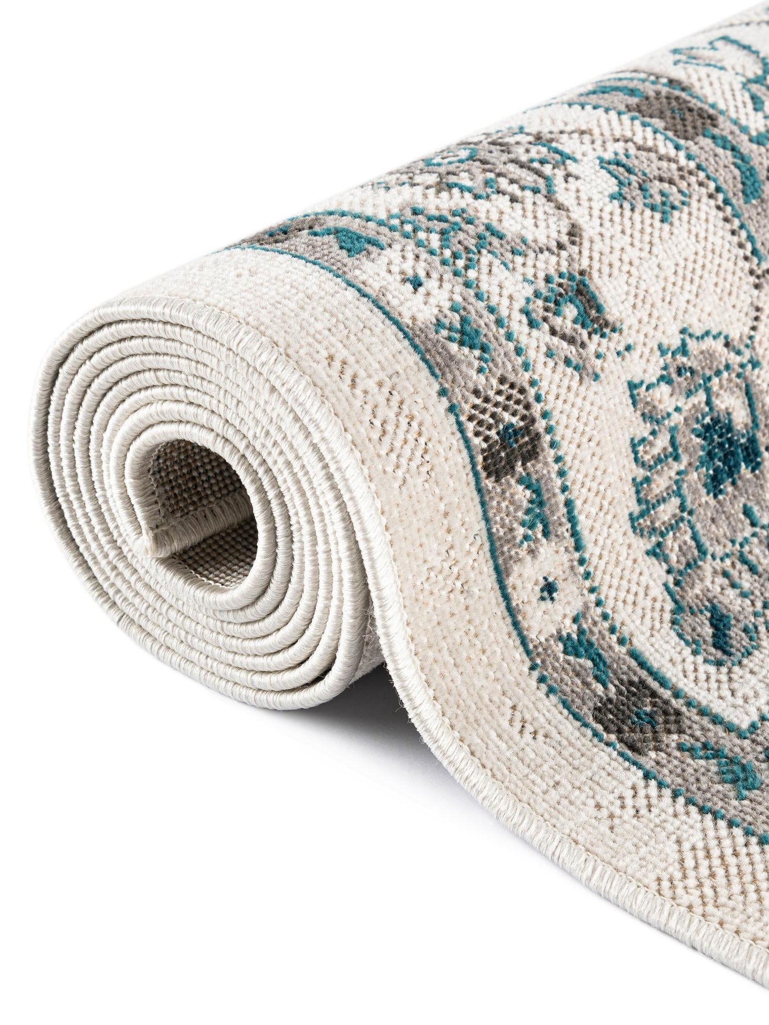Ivory 2' 7 x 10' Aarhus Runner Area Rug 100% Polypropylene With Jute Foundation Living Room Bedroom Carpet for Sale at Rug Engine