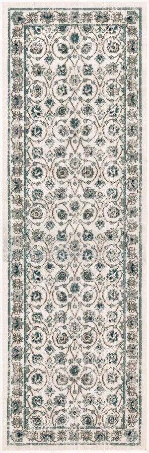 Ivory 2' x 6' 1 Aarhus Runner Area Rug 100% Polypropylene With Jute Foundation Living Room Bedroom Carpet for Sale at Rug Engine