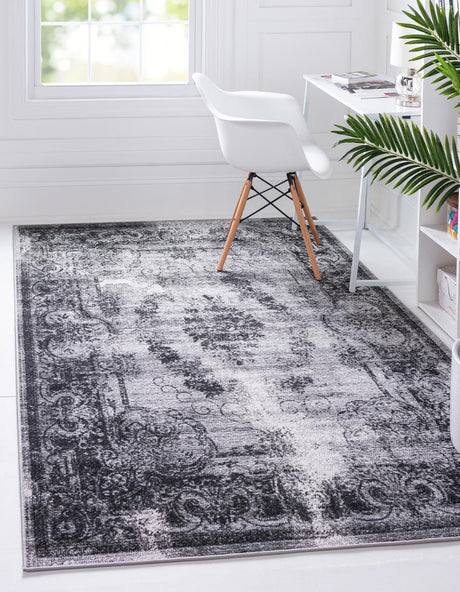 Gray 5' 3 x 8' Aarhus Rectangle Area Rug 100% Polypropylene With Jute Foundation Living Room Bedroom Carpet for Sale at Rug Engine