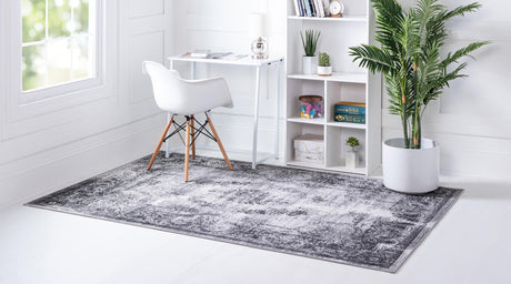 Gray 5' 3 x 8' Aarhus Rectangle Area Rug 100% Polypropylene With Jute Foundation Living Room Bedroom Carpet for Sale at Rug Engine