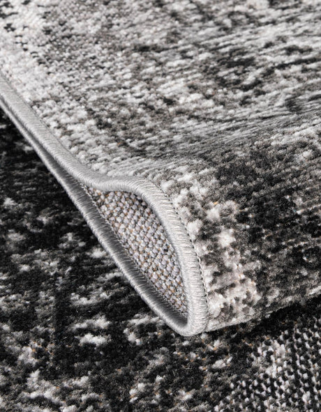 Gray 5' 3 x 5' 3 Aarhus Round Area Rug 100% Polypropylene With Jute Foundation Living Room Bedroom Carpet for Sale at Rug Engine