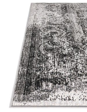 Gray 2' x 6' 1 Aarhus Runner Area Rug 100% Polypropylene With Jute Foundation Living Room Bedroom Carpet for Sale at Rug Engine