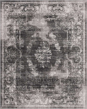 Charcoal 7' 10 x 10' Aarhus Rectangle Area Rug 100% Polypropylene With Jute Foundation Living Room Bedroom Carpet for Sale at Rug Engine