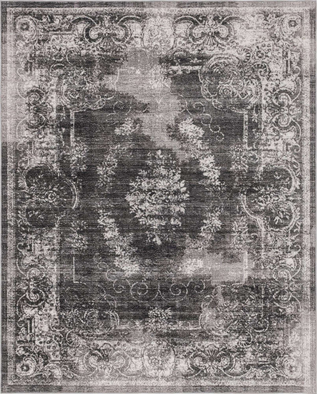 Charcoal 7' 10 x 10' Aarhus Rectangle Area Rug 100% Polypropylene With Jute Foundation Living Room Bedroom Carpet for Sale at Rug Engine