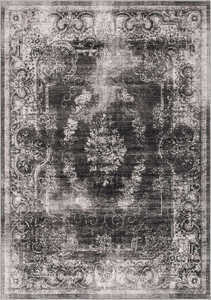 Charcoal 7' 1 x 10' Aarhus Rectangle Area Rug 100% Polypropylene With Jute Foundation Living Room Bedroom Carpet for Sale at Rug Engine