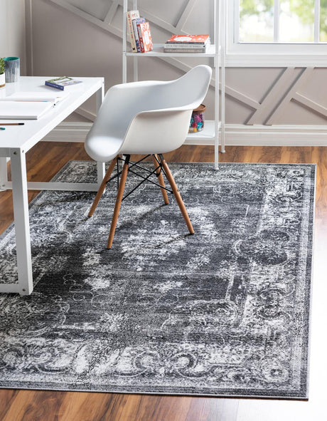 Charcoal 3' 3 x 5' 3 Aarhus Rectangle Area Rug 100% Polypropylene With Jute Foundation Living Room Bedroom Carpet for Sale at Rug Engine