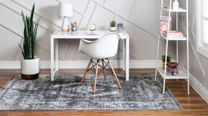 Charcoal 9' 10 x 13' 3 Aarhus Rectangle Area Rug 100% Polypropylene With Jute Foundation Living Room Bedroom Carpet for Sale at Rug Engine