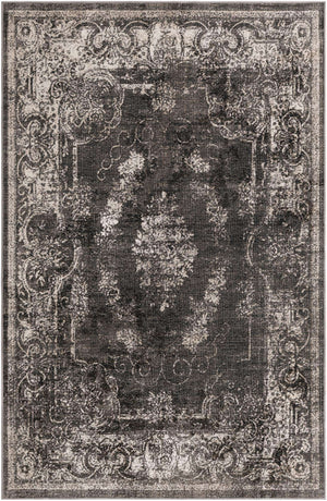 Charcoal 5' 3 x 8' Aarhus Rectangle Area Rug 100% Polypropylene With Jute Foundation Living Room Bedroom Carpet for Sale at Rug Engine
