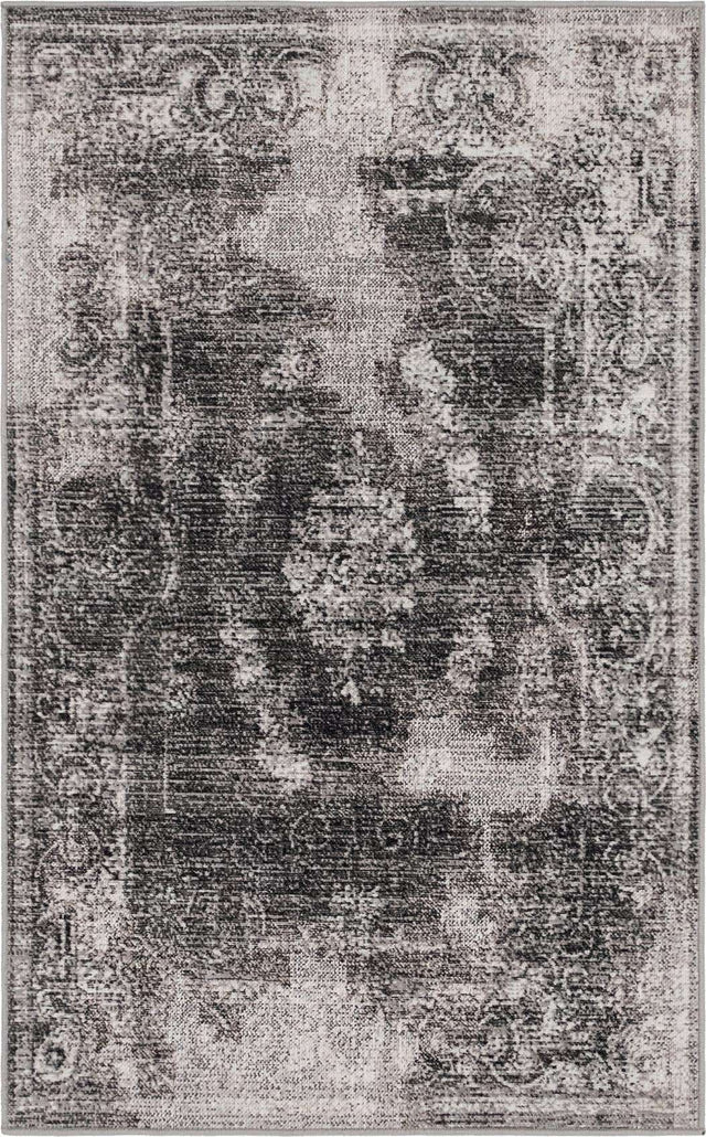 Charcoal 3' 3 x 5' 3 Aarhus Rectangle Area Rug 100% Polypropylene With Jute Foundation Living Room Bedroom Carpet for Sale at Rug Engine