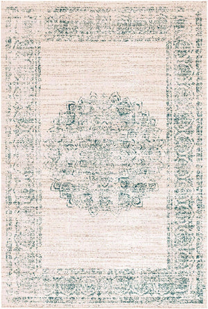 Cream 6' 1 x 9' Aarhus Rectangle Area Rug 100% Polypropylene With Jute Foundation Living Room Bedroom Carpet for Sale at Rug Engine
