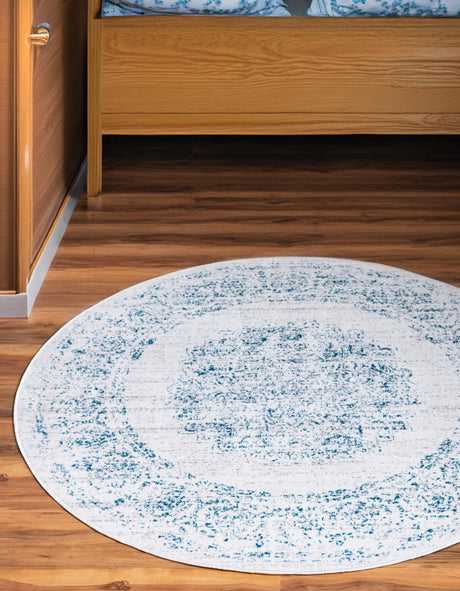 Cream 7' 10 x 7' 10 Aarhus Round Area Rug 100% Polypropylene With Jute Foundation Living Room Bedroom Carpet for Sale at Rug Engine