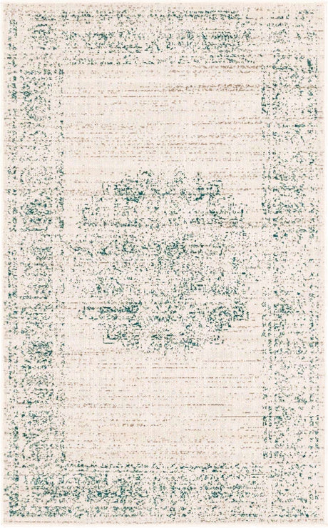 Cream 3' 3 x 5' 3 Aarhus Rectangle Area Rug 100% Polypropylene With Jute Foundation Living Room Bedroom Carpet for Sale at Rug Engine
