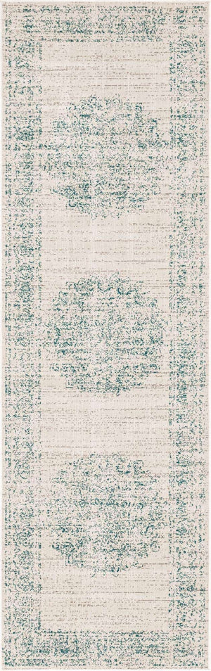 Cream 2' 7 x 10' Aarhus Runner Area Rug 100% Polypropylene With Jute Foundation Living Room Bedroom Carpet for Sale at Rug Engine