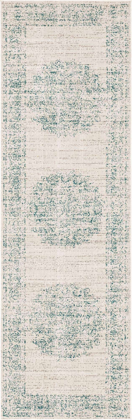 Cream 2' 7 x 10' Aarhus Runner Area Rug 100% Polypropylene With Jute Foundation Living Room Bedroom Carpet for Sale at Rug Engine