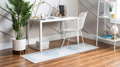 Cream 2' 7 x 10' Aarhus Runner Area Rug 100% Polypropylene With Jute Foundation Living Room Bedroom Carpet for Sale at Rug Engine