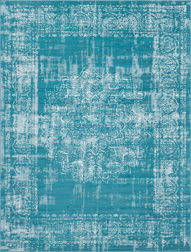 Blue 9' 10 x 13' 3 Aarhus Rectangle Area Rug 100% Polypropylene With Jute Foundation Living Room Bedroom Carpet for Sale at Rug Engine