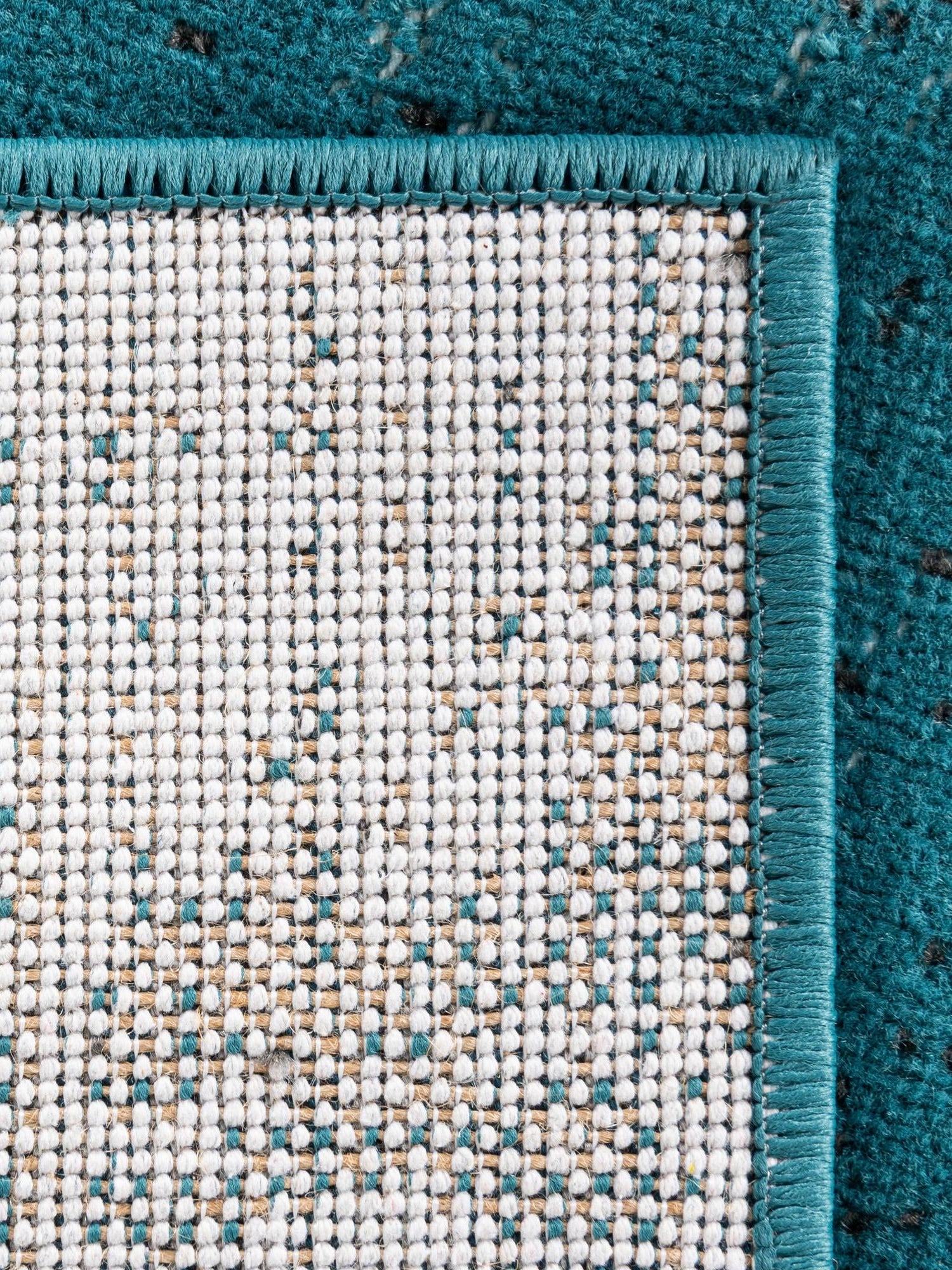 Blue 3' 3 x 5' 3 Aarhus Rectangle Area Rug 100% Polypropylene With Jute Foundation Living Room Bedroom Carpet for Sale at Rug Engine