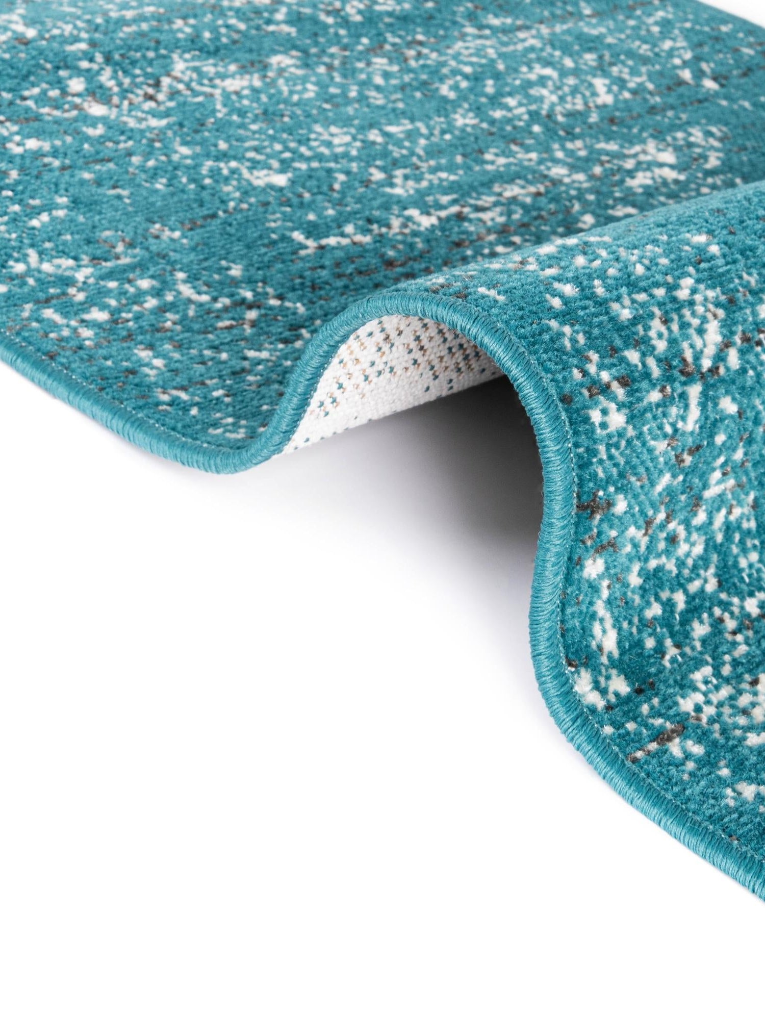 Blue 6' 1 x 9' Aarhus Rectangle Area Rug 100% Polypropylene With Jute Foundation Living Room Bedroom Carpet for Sale at Rug Engine