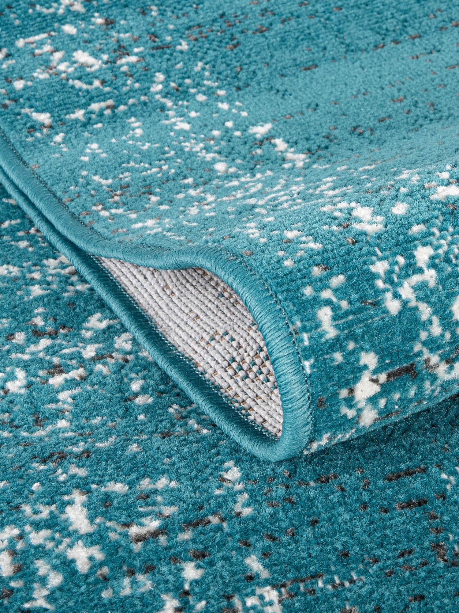 Blue 7' 10 x 7' 10 Aarhus Round Area Rug 100% Polypropylene With Jute Foundation Living Room Bedroom Carpet for Sale at Rug Engine