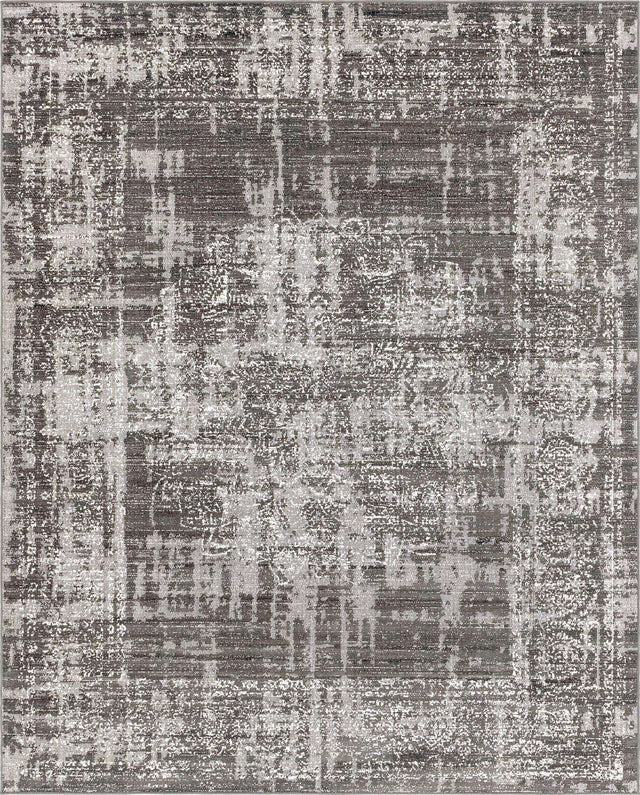 Dark Gray 7' 10 x 10' Aarhus Rectangle Area Rug 100% Polypropylene With Jute Foundation Living Room Bedroom Carpet for Sale at Rug Engine
