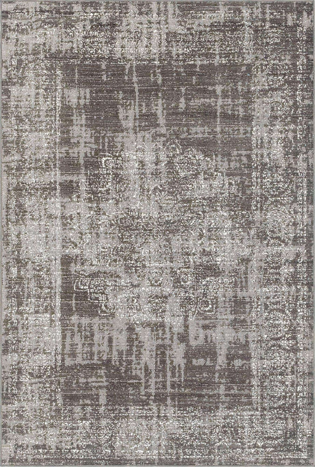 Dark Gray 6' 1 x 9' Aarhus Rectangle Area Rug 100% Polypropylene With Jute Foundation Living Room Bedroom Carpet for Sale at Rug Engine
