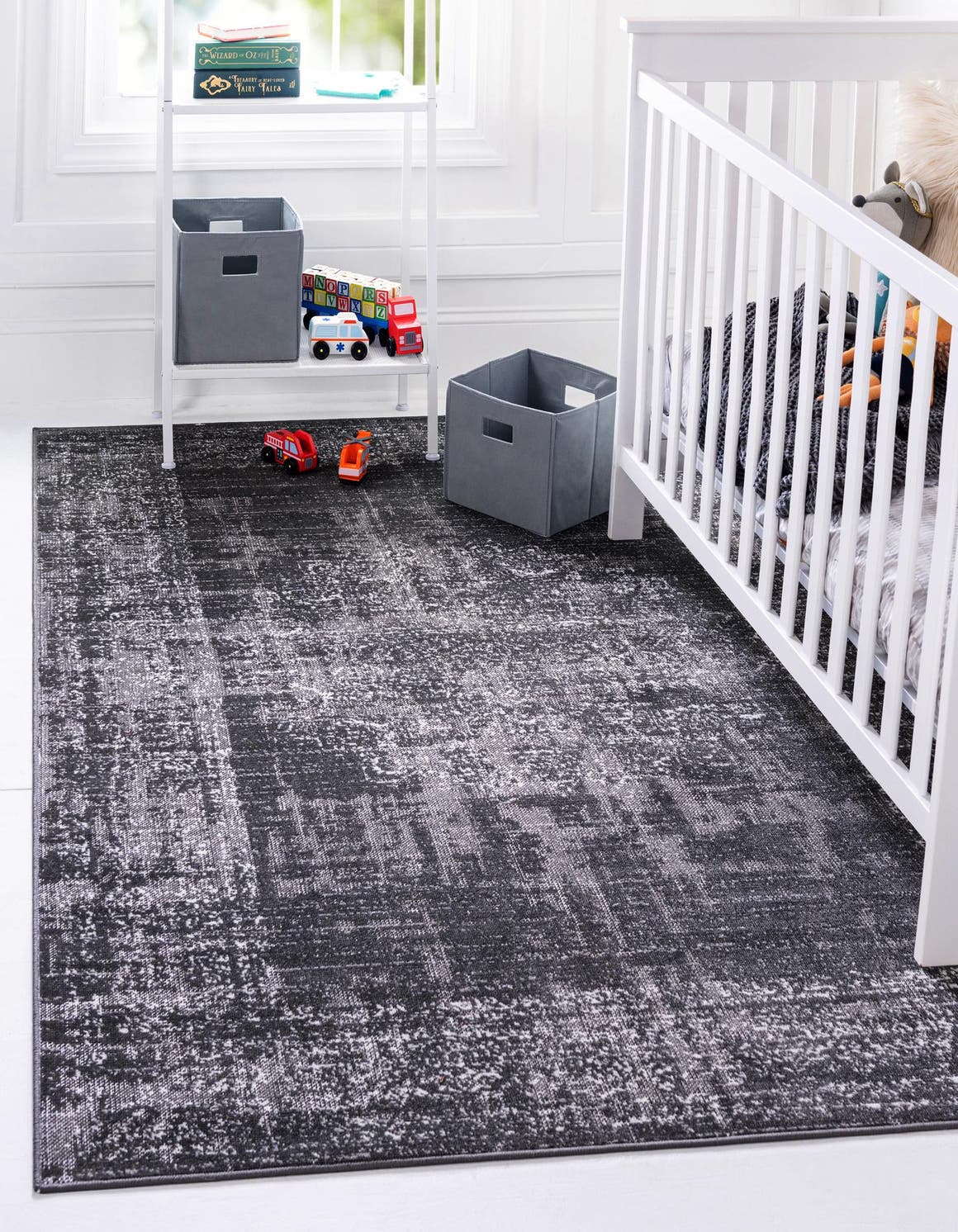 Dark Gray 9' 10 x 13' 3 Aarhus Rectangle Area Rug 100% Polypropylene With Jute Foundation Living Room Bedroom Carpet for Sale at Rug Engine