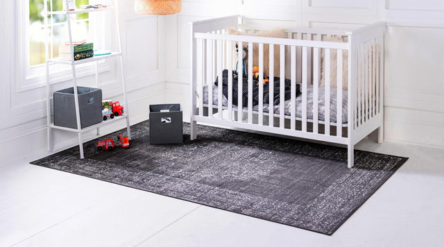 Dark Gray 5' 3 x 8' Aarhus Rectangle Area Rug 100% Polypropylene With Jute Foundation Living Room Bedroom Carpet for Sale at Rug Engine