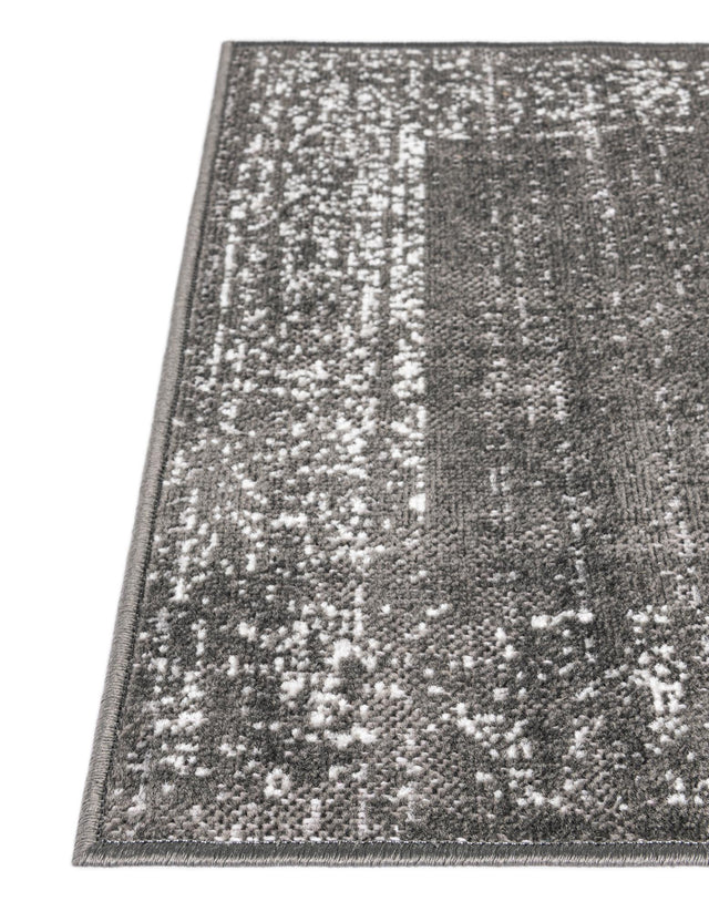 Dark Gray 6' 1 x 9' Aarhus Rectangle Area Rug 100% Polypropylene With Jute Foundation Living Room Bedroom Carpet for Sale at Rug Engine