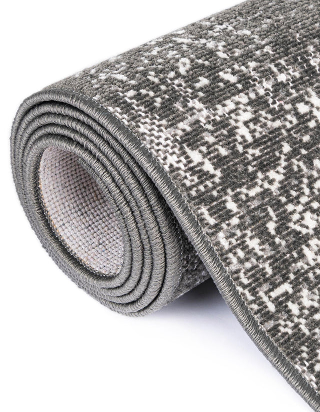 Dark Gray 7' 10 x 10' Aarhus Rectangle Area Rug 100% Polypropylene With Jute Foundation Living Room Bedroom Carpet for Sale at Rug Engine