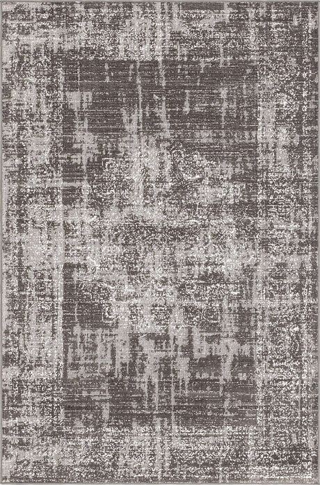 Dark Gray 5' 3 x 8' Aarhus Rectangle Area Rug 100% Polypropylene With Jute Foundation Living Room Bedroom Carpet for Sale at Rug Engine